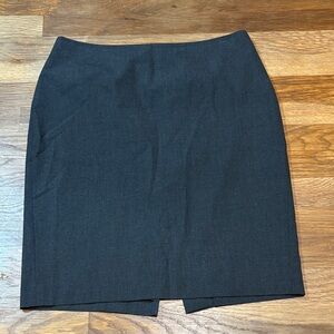 ANN TAYLOR charcoal gray pencil skirt